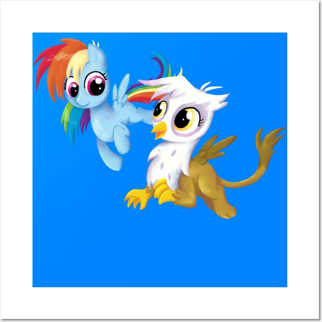 My Little Pony - Filly Rainbow Dash and Gilda Wall Art by Kaiserin